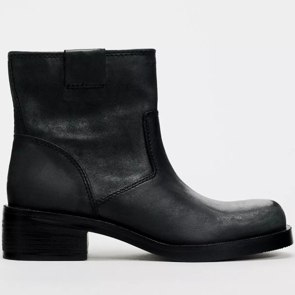 NWT Zara Genuine Leather Boots